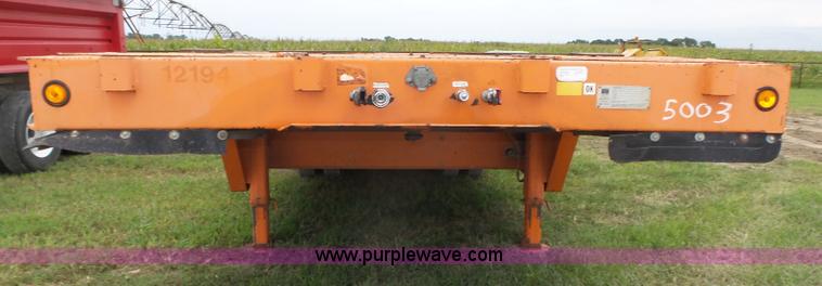 image for item L3999 1997 Trail King TK60HT-322 drop deck equipment trailer