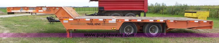 image for item L3999 1997 Trail King TK60HT-322 drop deck equipment trailer