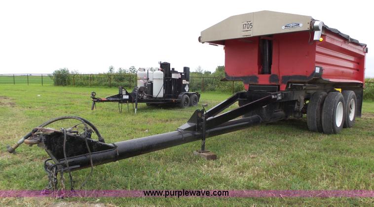 image for item L4000 1992 Timpte end dump pup trailer