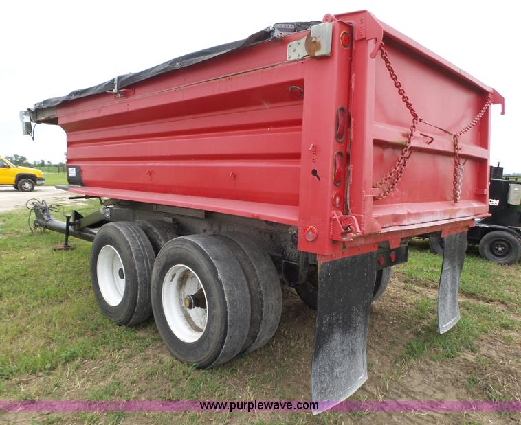 image for item L4000 1992 Timpte end dump pup trailer