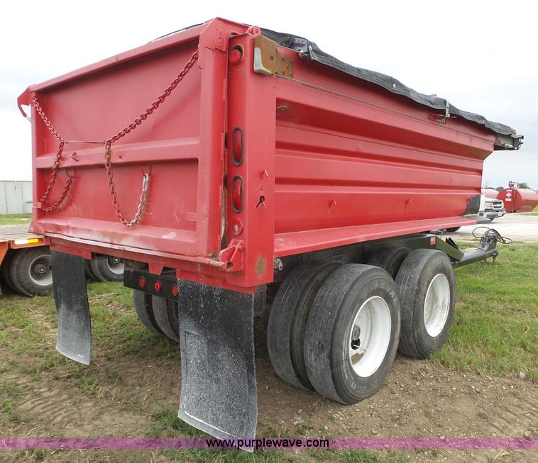 image for item L4000 1992 Timpte end dump pup trailer