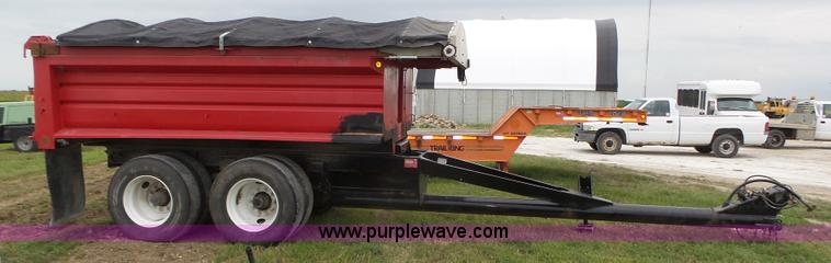 image for item L4000 1992 Timpte end dump pup trailer