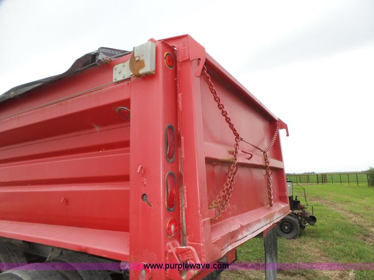 image for item L4000 1992 Timpte end dump pup trailer