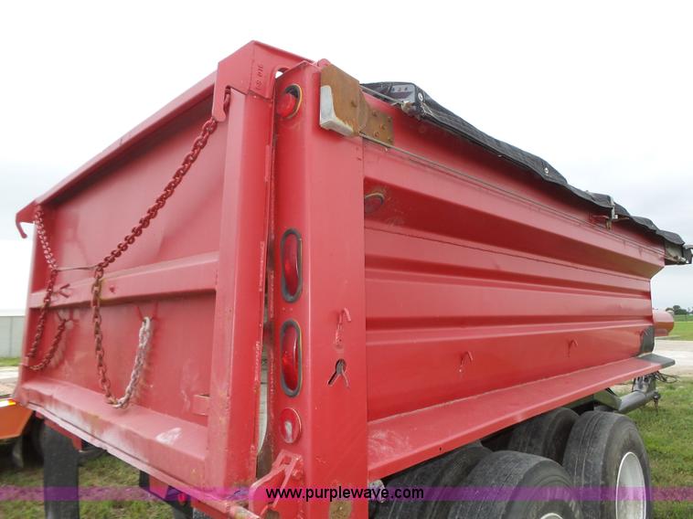 image for item L4000 1992 Timpte end dump pup trailer