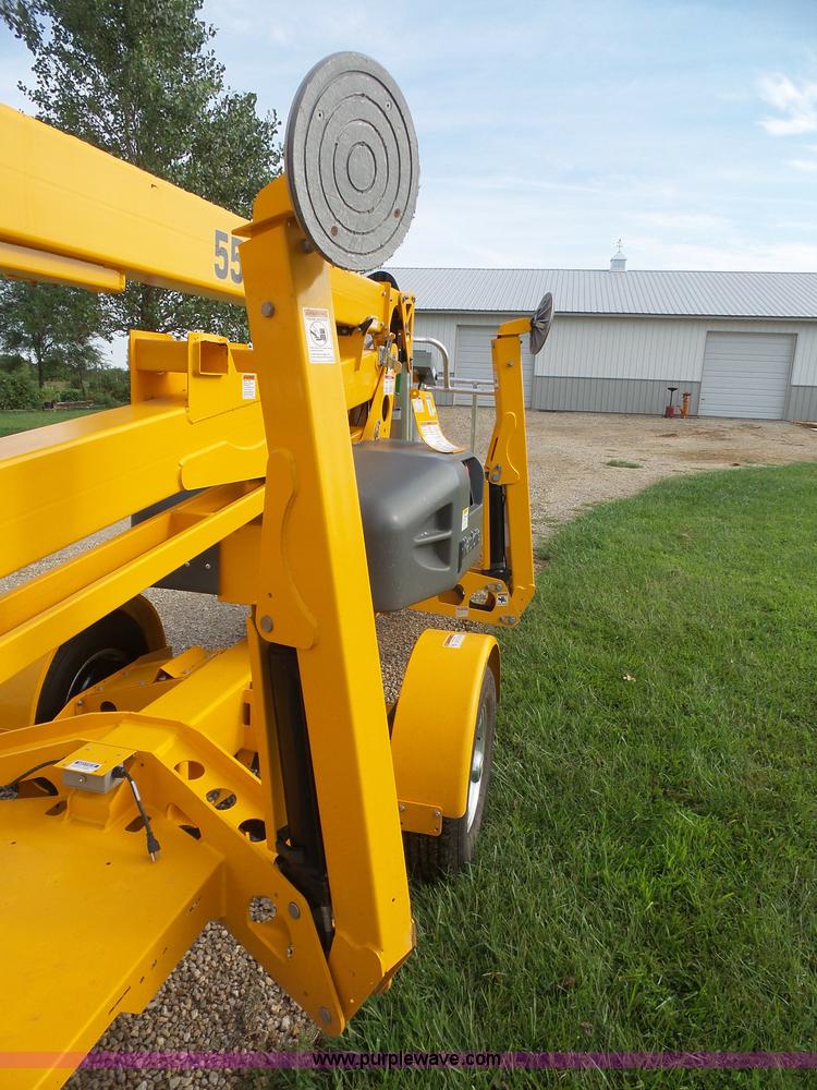 image for item L4983 2015 Haulotte 5533A towable boom lift