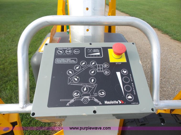 image for item L4983 2015 Haulotte 5533A towable boom lift