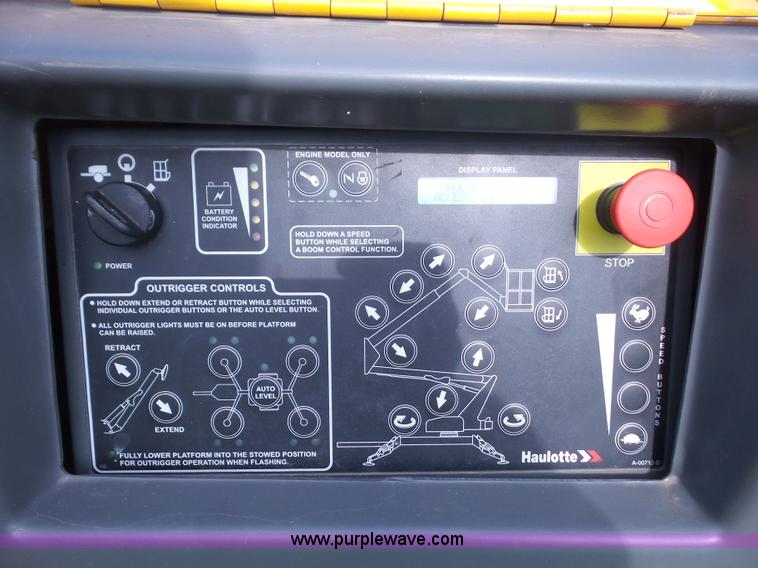 image for item L4983 2015 Haulotte 5533A towable boom lift