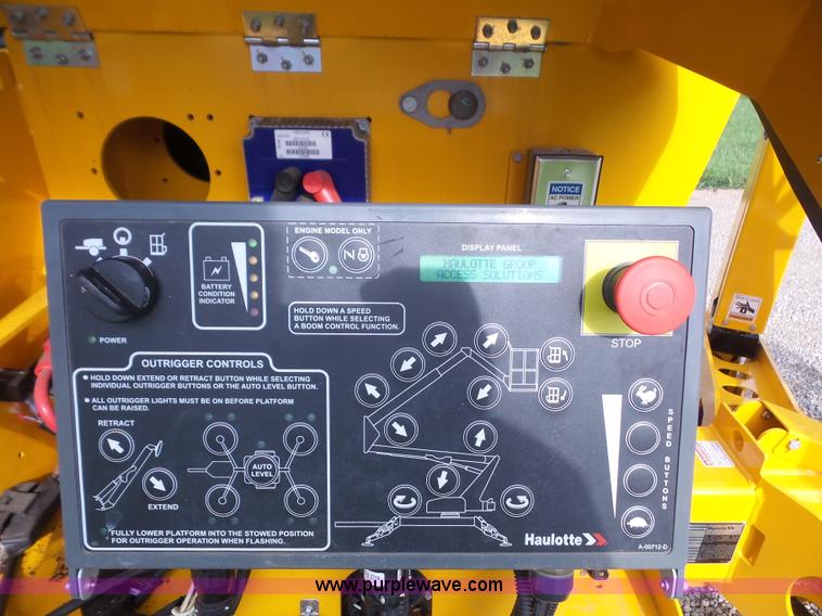 image for item L4983 2015 Haulotte 5533A towable boom lift