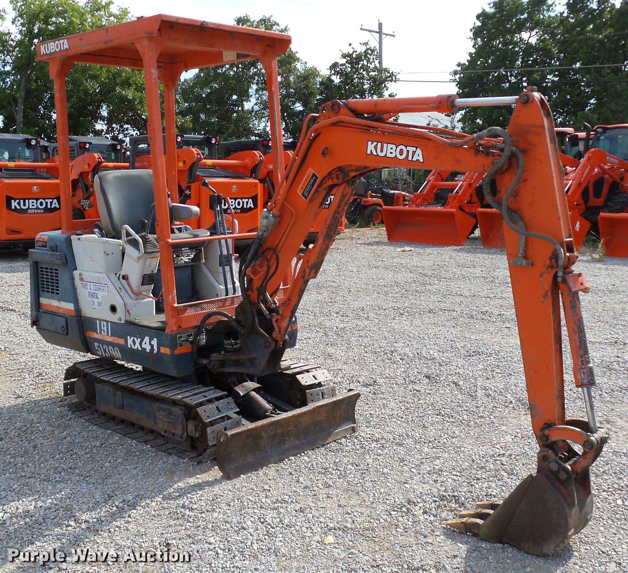 1994 Kubota KX41 compact excavator in Edmond, OK Item DB4524 sold