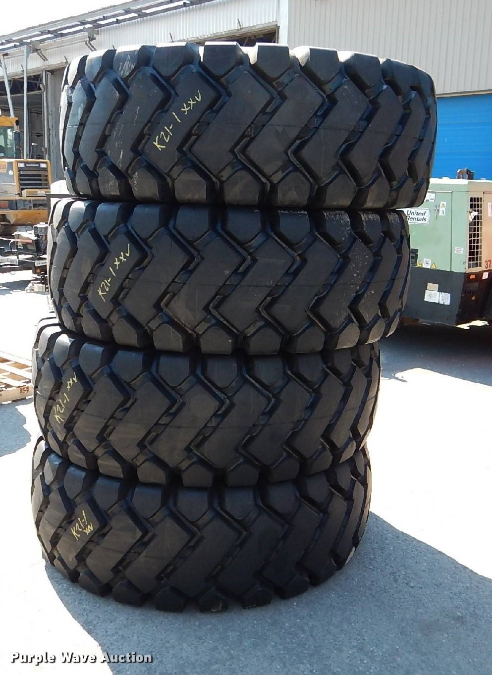 (4) Transking 23.5x25 loader tires in Tonganoxie, KS Item F1894 sold