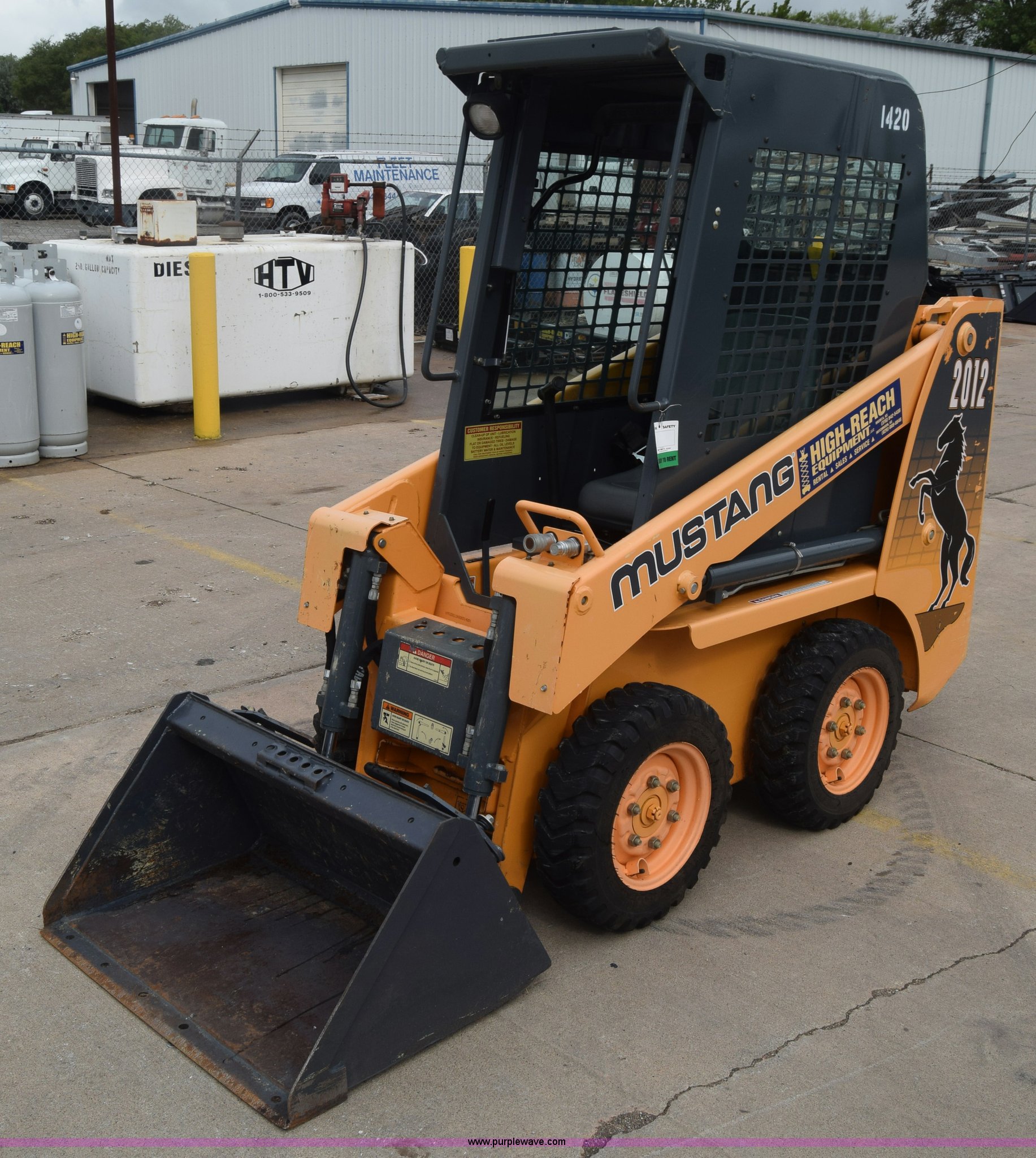 2011 Mustang 2012 compact skid steer in Wichita, KS Item K2777 sold