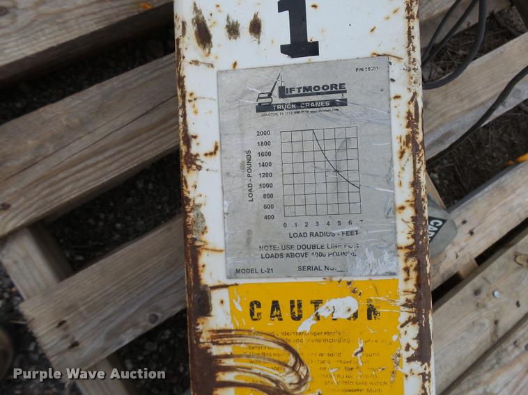 image for item AS9687 Liftmoore truck crane