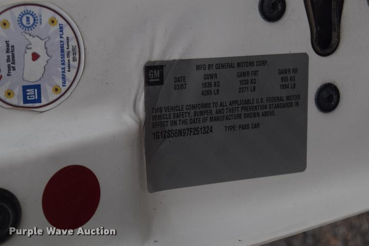 image for item L2509 2007 Chevrolet Malibu LS