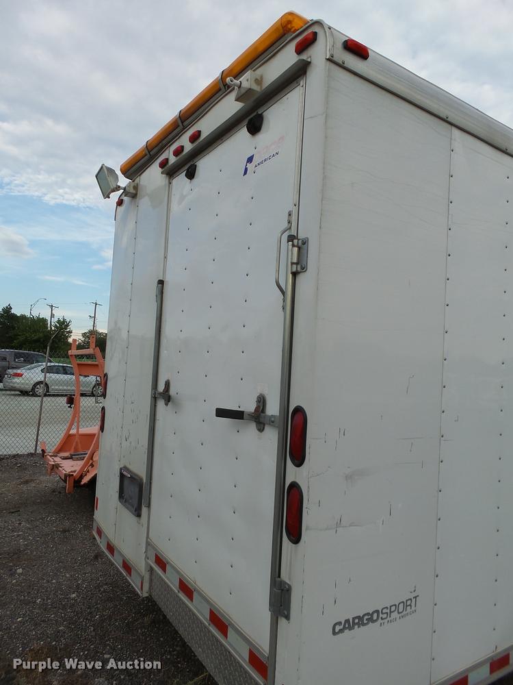 image for item L3854 2004 Pace American enclosed cargo sport trailer