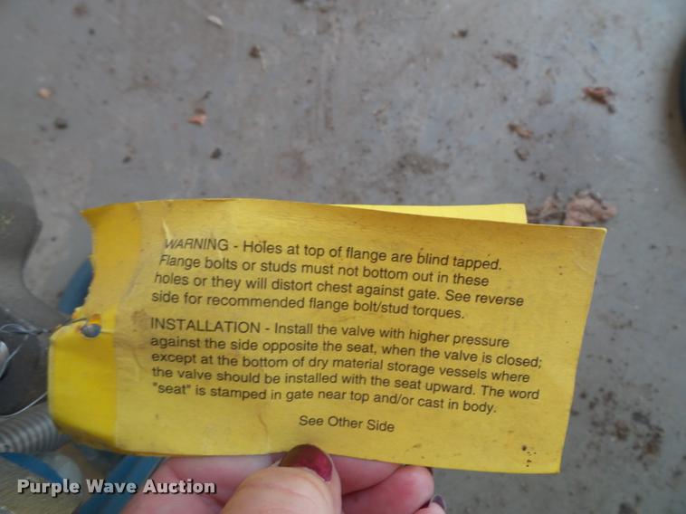 image for item CD9038 (2) DeZurik hand wheel actuated valves