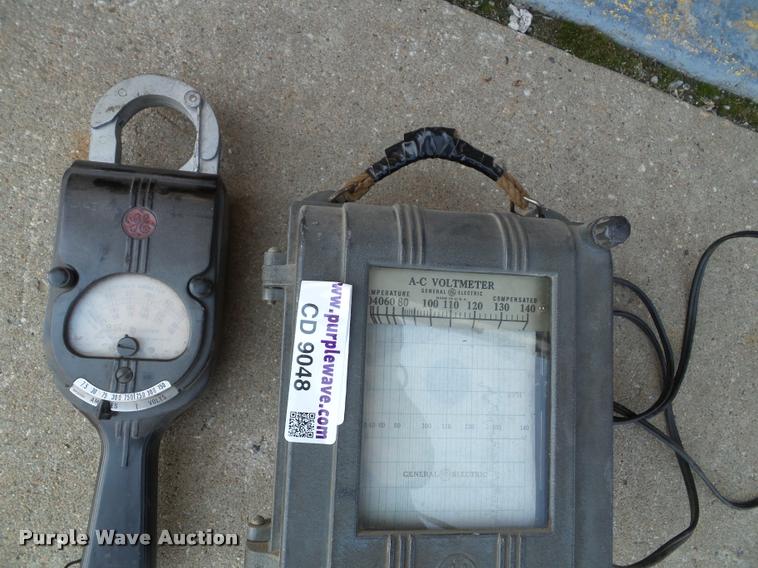image for item CD9048 (2) G.E. AC volt meters