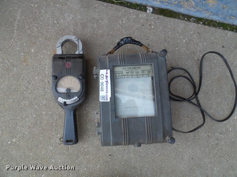 image for item CD9048 (2) G.E. AC volt meters