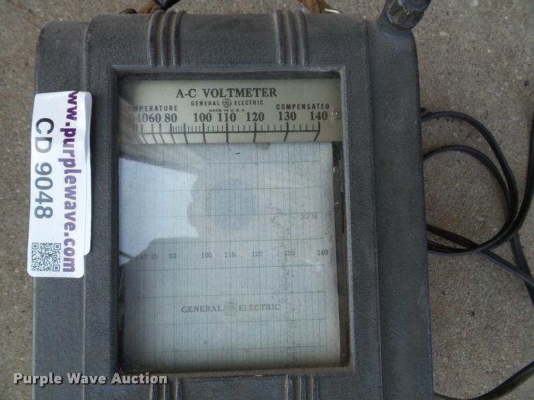 image for item CD9048 (2) G.E. AC volt meters