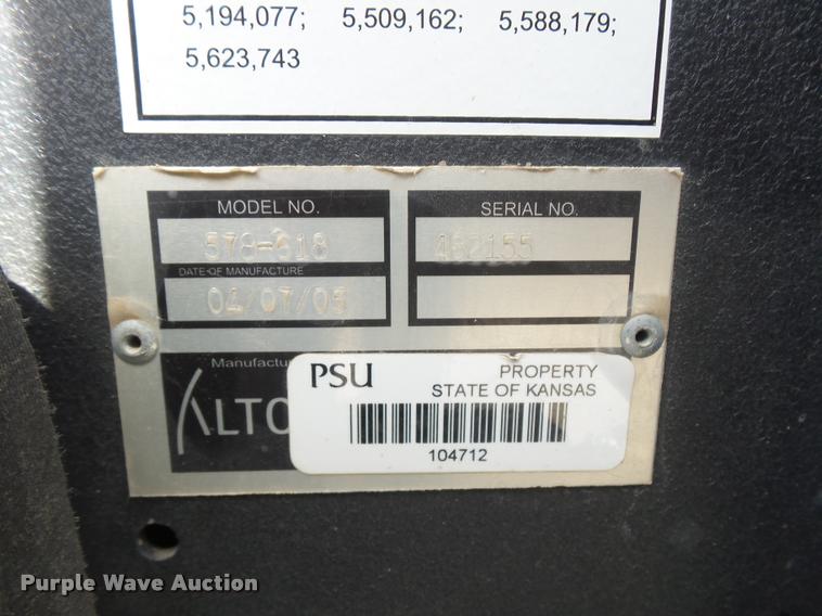 image for item CD9437 2005 American Lincoln MPV-60 sweeper