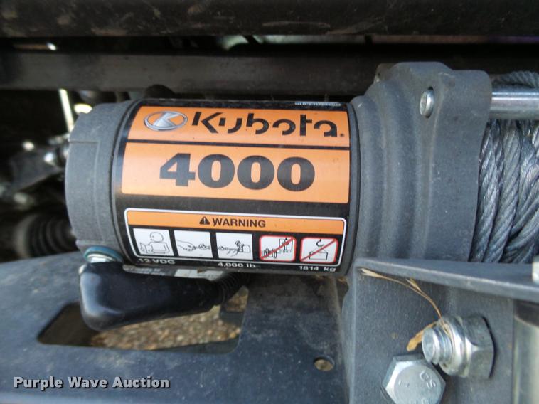 image for item DA2763 2015 Kubota X1120D utility vehicle