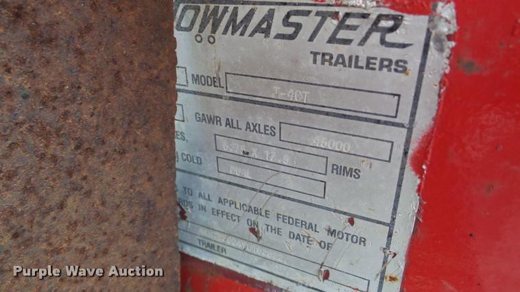 image for item DA2828 2000 Towmaster T40T Tiltmaster trailer