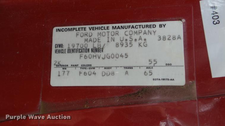 image for item DA8849 1980 Ford 600 bucket truck