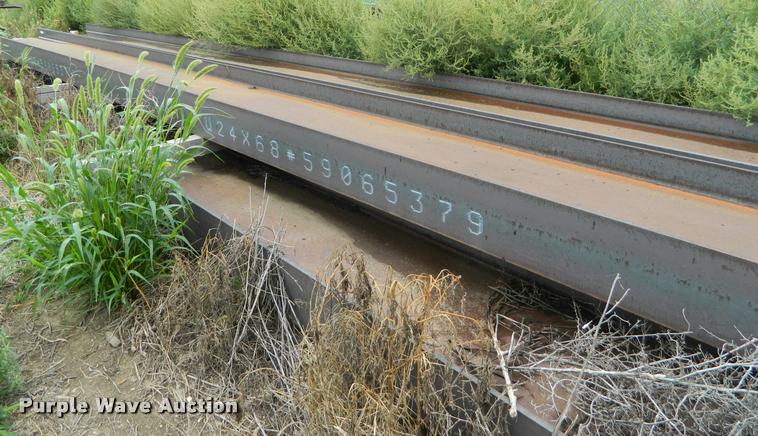 image for item J5092 (5) 44' steel bridge stringers