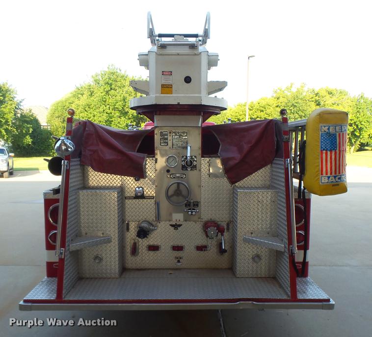 image for item K3078 1973 Ford Quint B5042 Snorkel ladder fire truck