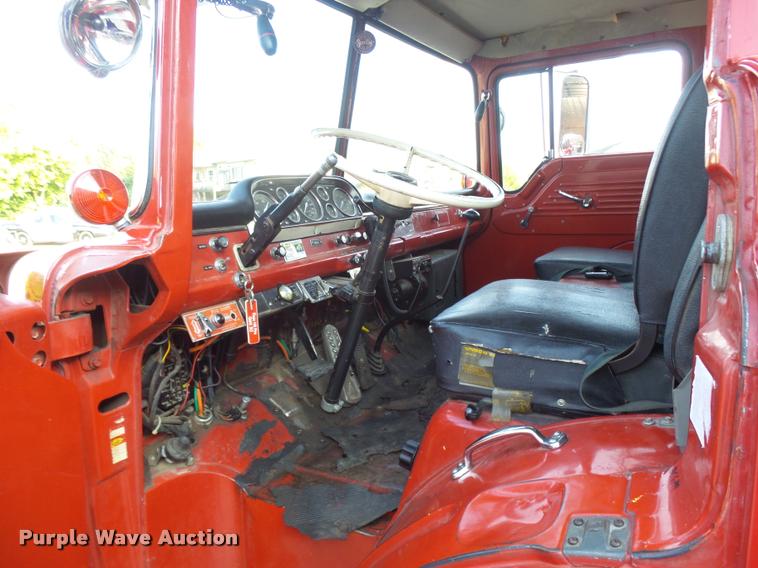 image for item K3078 1973 Ford Quint B5042 Snorkel ladder fire truck