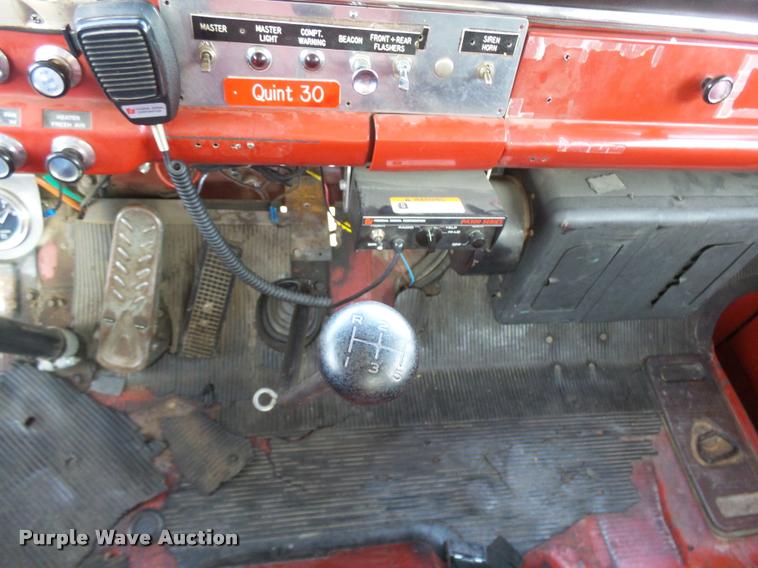 image for item K3078 1973 Ford Quint B5042 Snorkel ladder fire truck