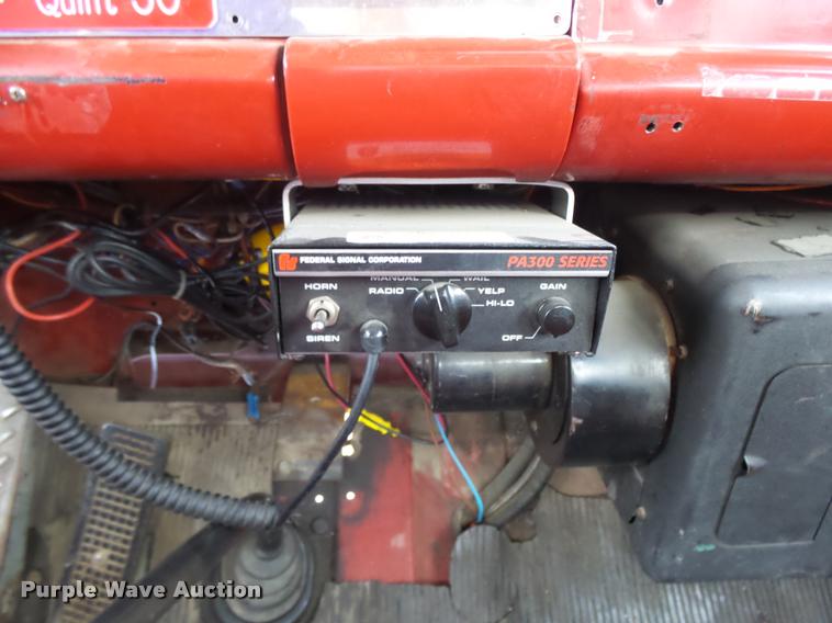 image for item K3078 1973 Ford Quint B5042 Snorkel ladder fire truck