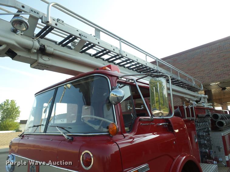 image for item K3078 1973 Ford Quint B5042 Snorkel ladder fire truck