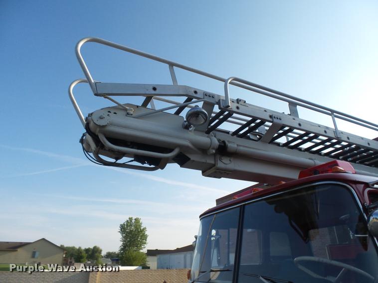 image for item K3078 1973 Ford Quint B5042 Snorkel ladder fire truck