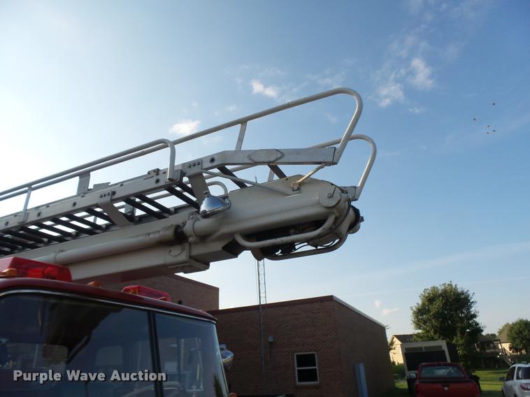 image for item K3078 1973 Ford Quint B5042 Snorkel ladder fire truck