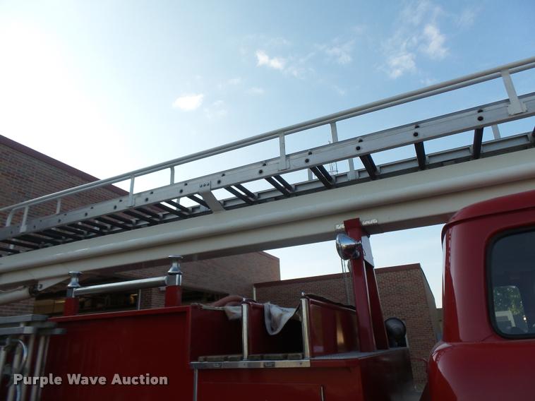 image for item K3078 1973 Ford Quint B5042 Snorkel ladder fire truck