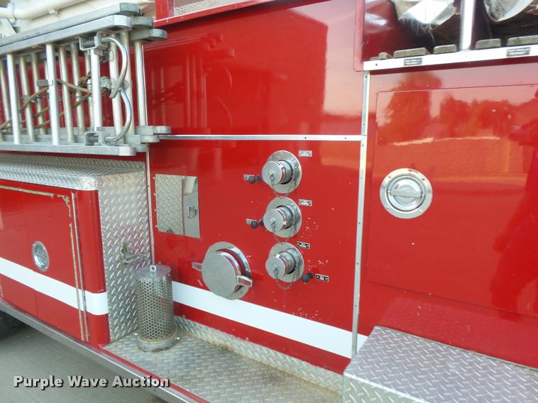 image for item K3078 1973 Ford Quint B5042 Snorkel ladder fire truck