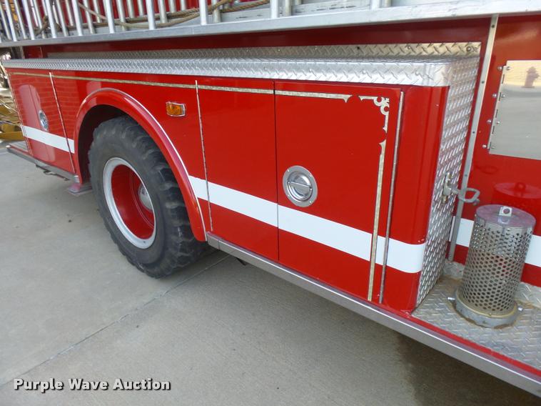 image for item K3078 1973 Ford Quint B5042 Snorkel ladder fire truck