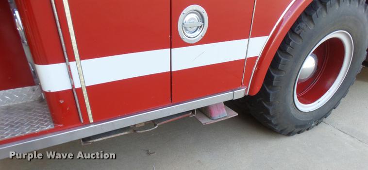 image for item K3078 1973 Ford Quint B5042 Snorkel ladder fire truck