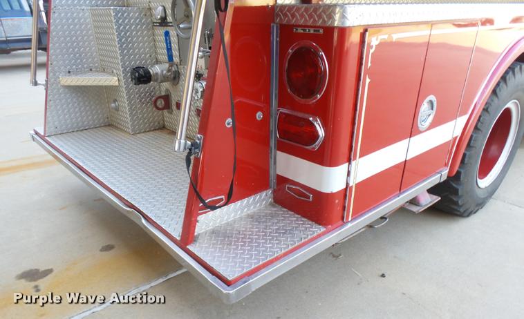 image for item K3078 1973 Ford Quint B5042 Snorkel ladder fire truck