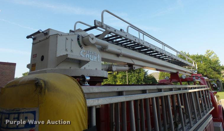 image for item K3078 1973 Ford Quint B5042 Snorkel ladder fire truck