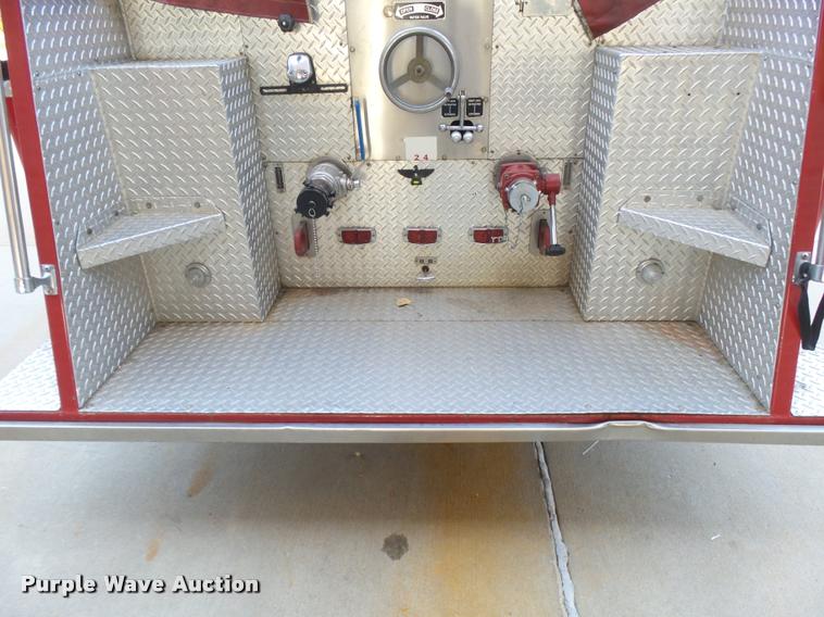 image for item K3078 1973 Ford Quint B5042 Snorkel ladder fire truck