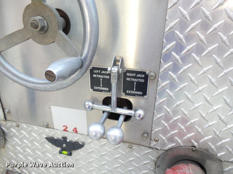 image for item K3078 1973 Ford Quint B5042 Snorkel ladder fire truck