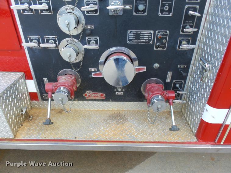 image for item K3078 1973 Ford Quint B5042 Snorkel ladder fire truck