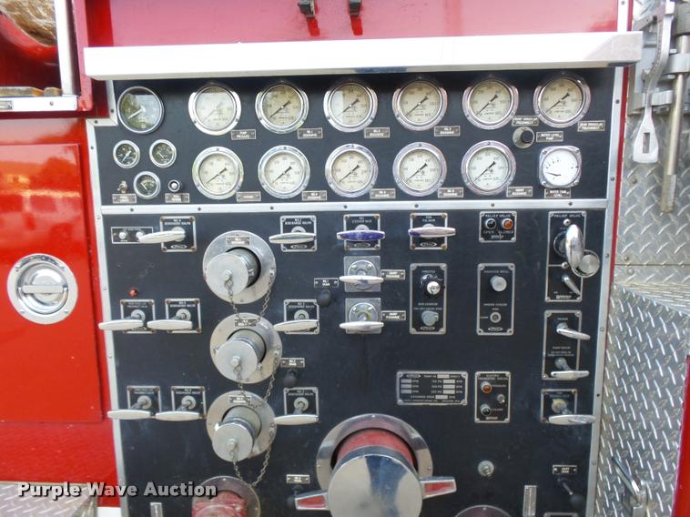 image for item K3078 1973 Ford Quint B5042 Snorkel ladder fire truck