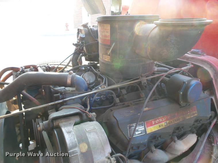 image for item K3078 1973 Ford Quint B5042 Snorkel ladder fire truck