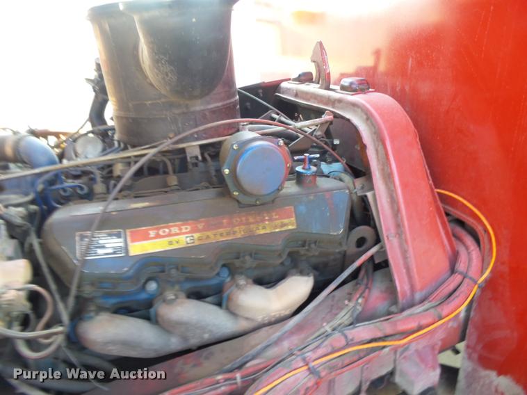 image for item K3078 1973 Ford Quint B5042 Snorkel ladder fire truck