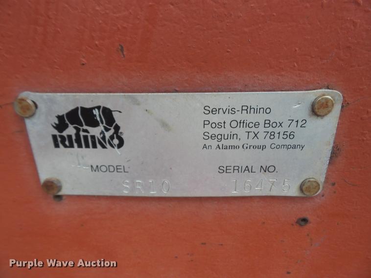 image for item K3520 Rhino SR10 rotary mower