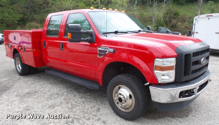 image for item K3524 2010 Ford F350 Super Duty Crew Cab utility truck