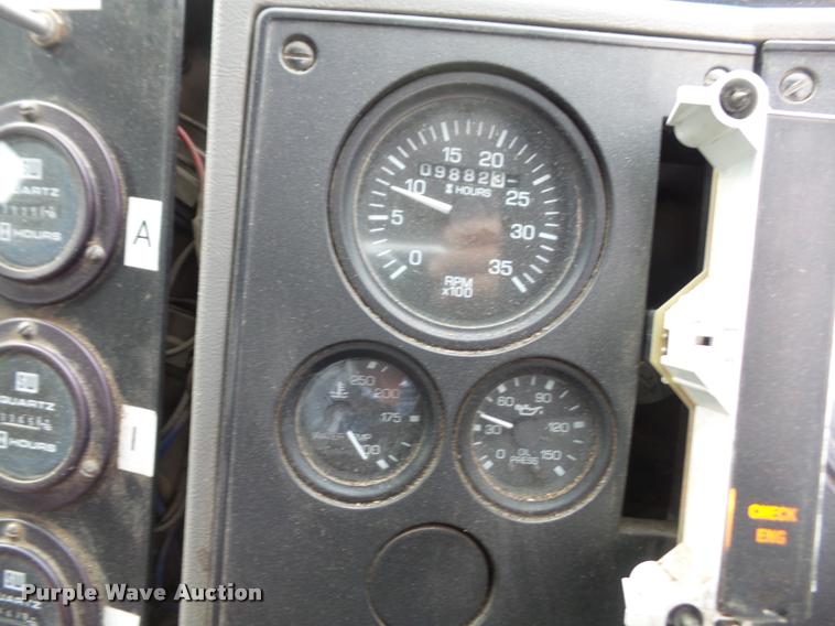 image for item K3525 2002 Sterling SC8000 Cargo Allianz Johnston street sweeper truck