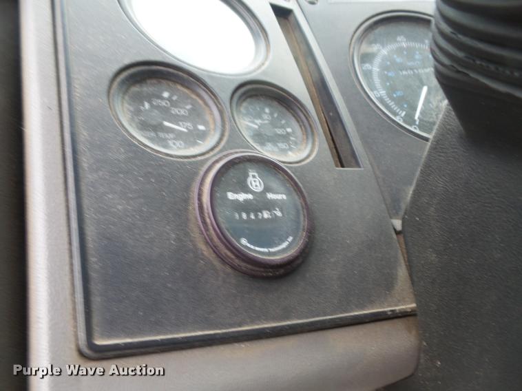 image for item K3525 2002 Sterling SC8000 Cargo Allianz Johnston street sweeper truck